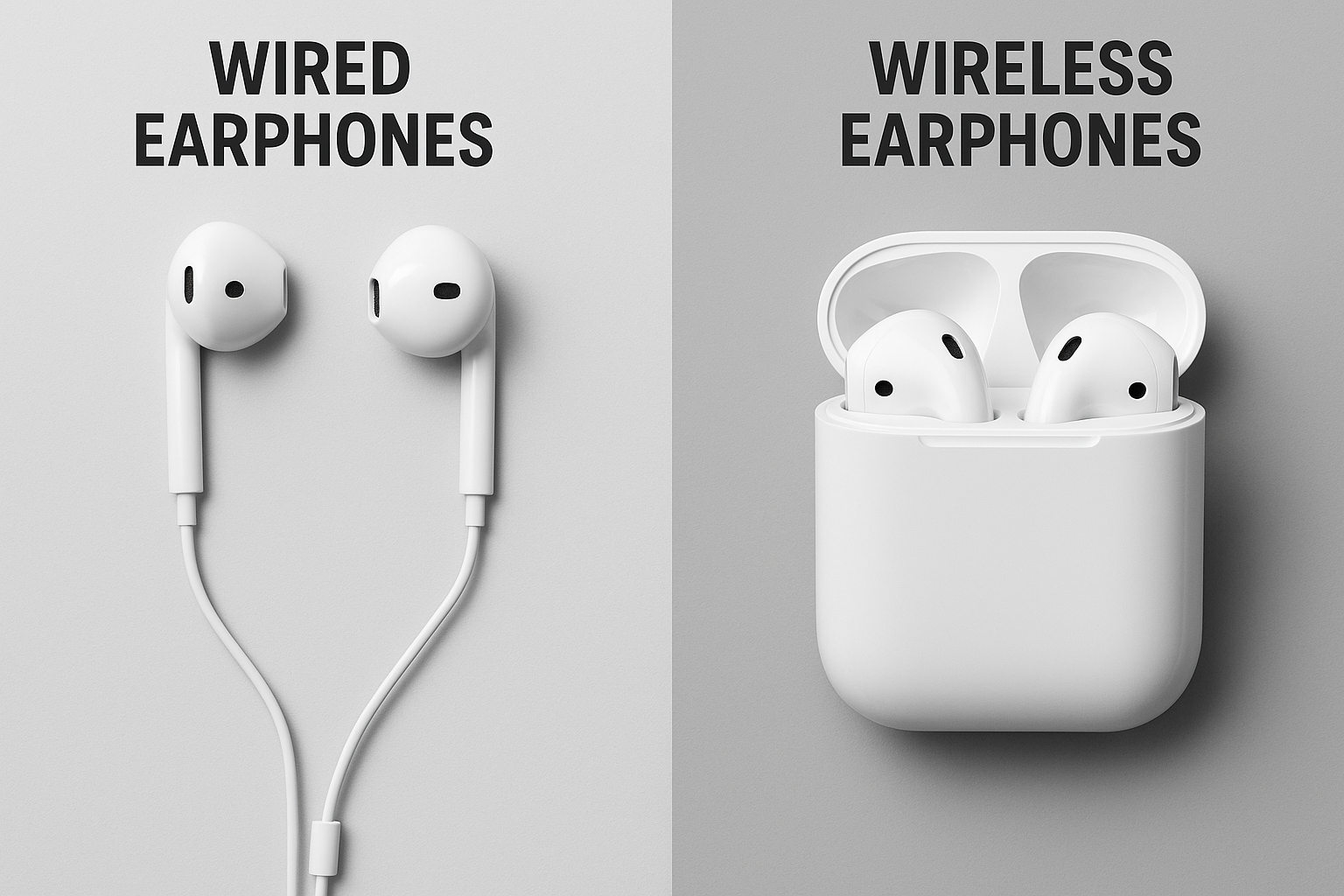 wired vs wireless earphones