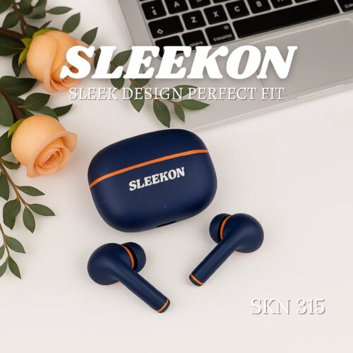 Sleekon SKN-315 Wireless Earbuds – High Bass & 20H Playtime